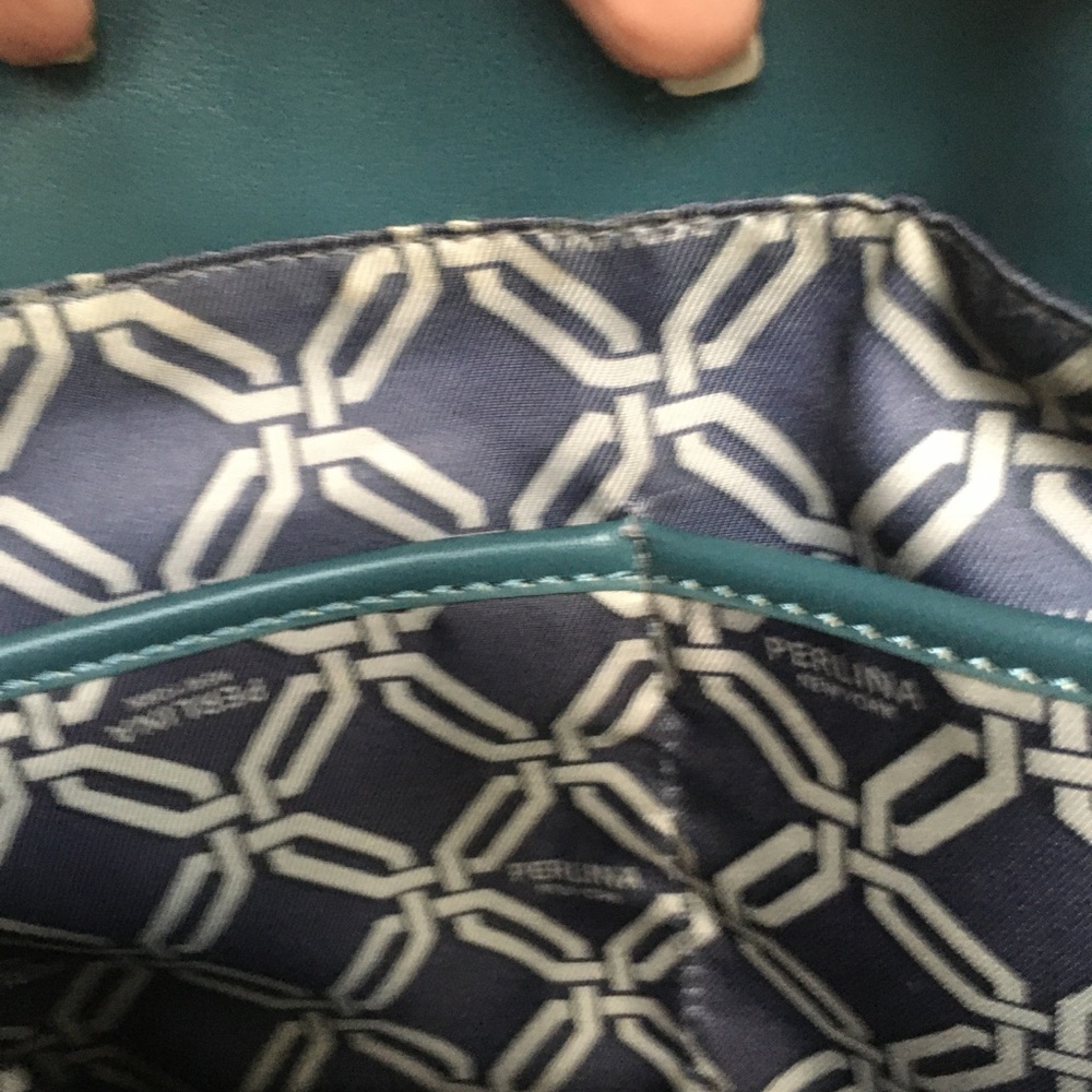 Authentic Perlina Two Tone.Handbag - Picture 5 of 8